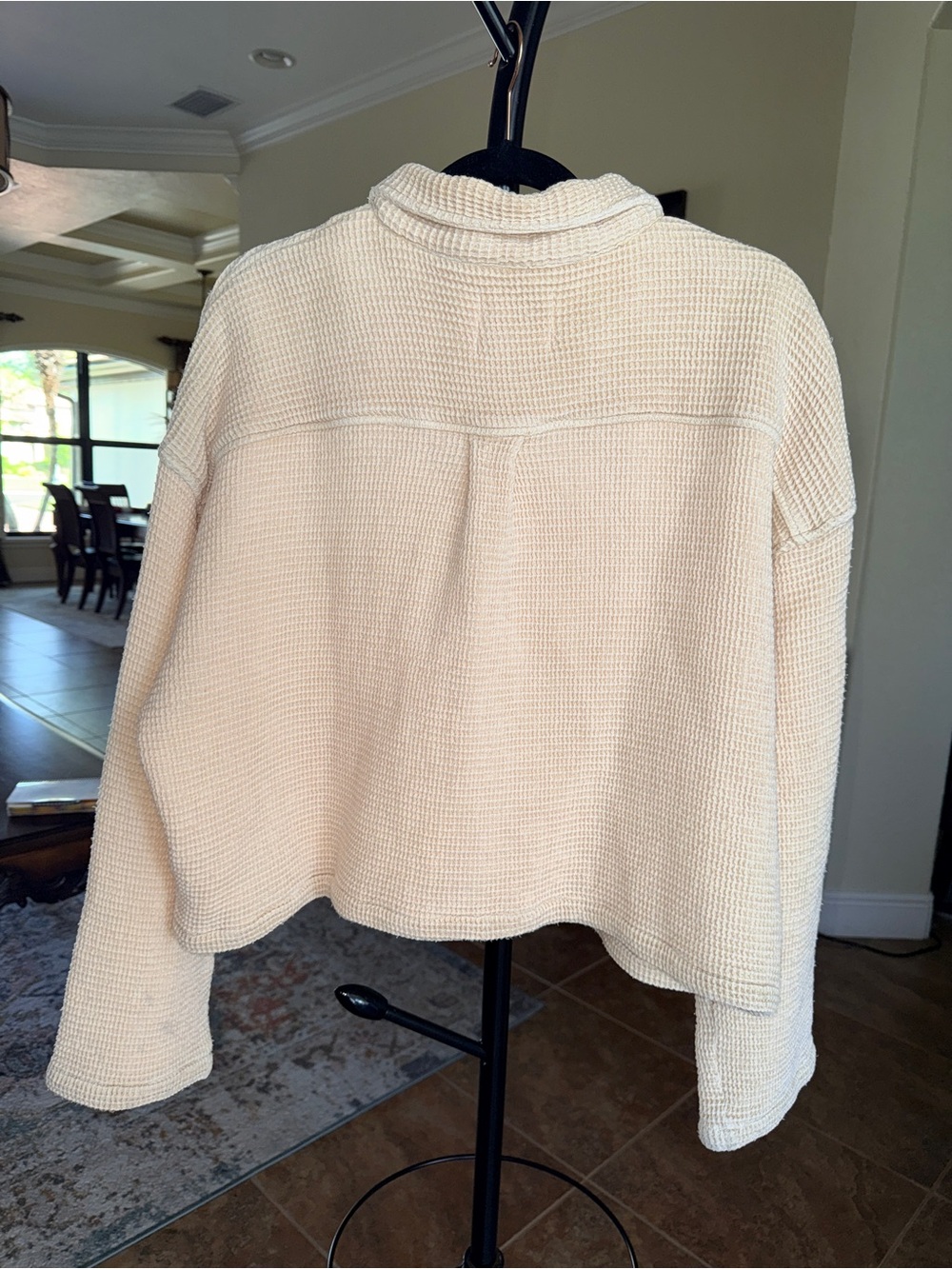 BDG Jersey Chore Waffle Shirt - Size Medium - Picture 4 of 4